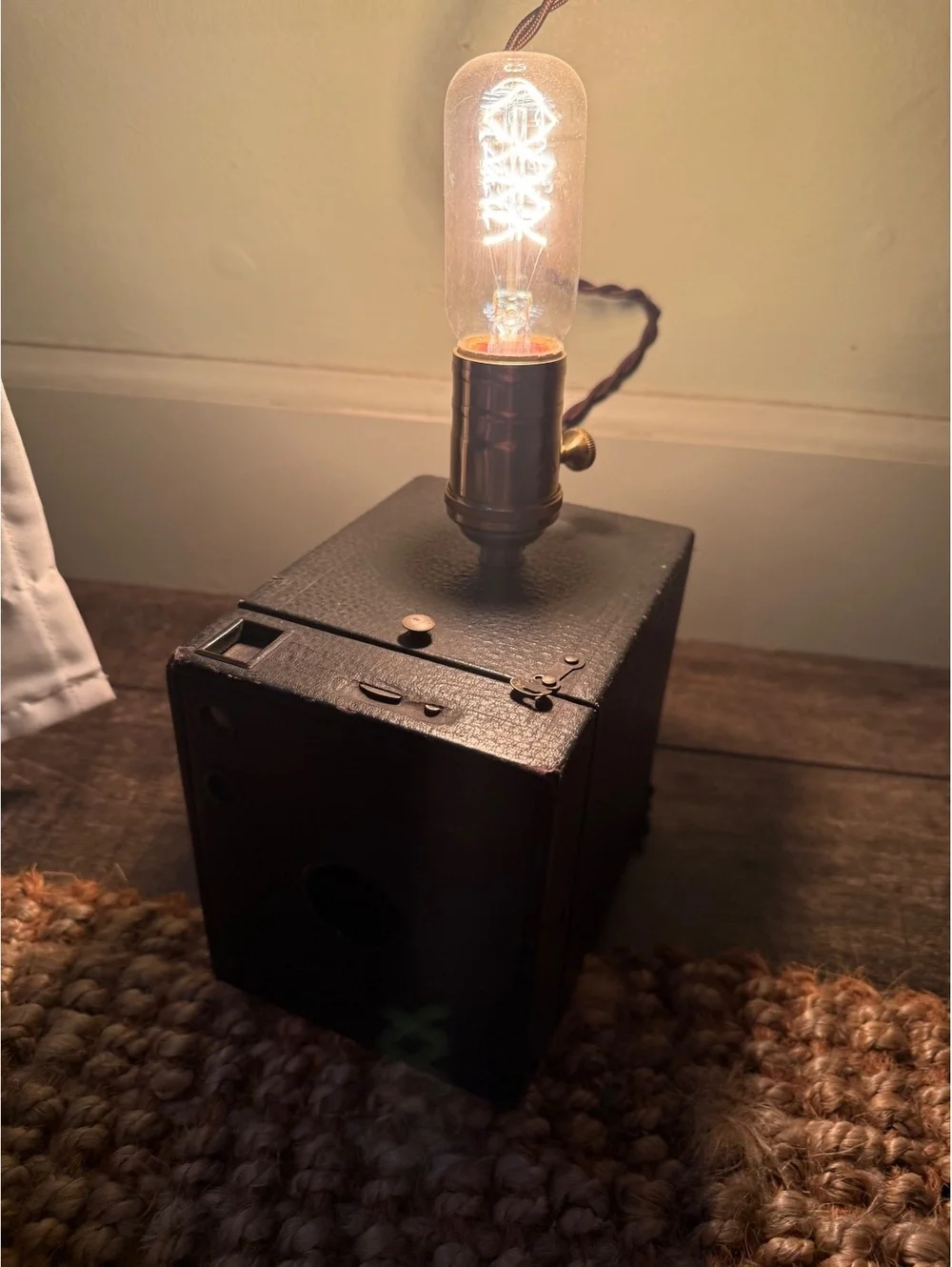 Antique 1900's Kodak  Camera Table Lamp